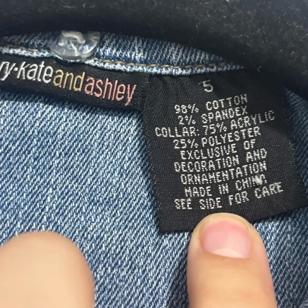 Y2K Mary-Kate and Ashley Classic‎ Denim Jacket Girls Size 5